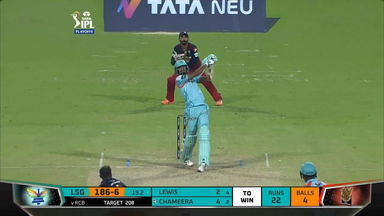Eliminator: LSG vs RCB – Dushmantha Chameera Six