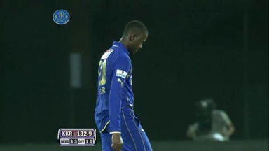 Match 7 RR vs KKR – Narine's Wicket