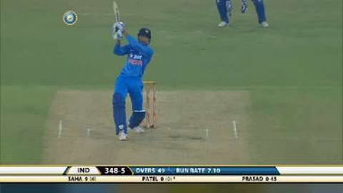 1ST ODI: IND vs SL – Axar Patel Six