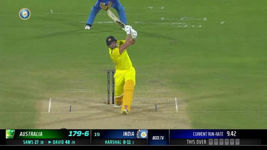 IND vs AUS 2022, 3RD T20I: Tim David  Six