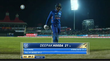 IND vs SL 2022, 3RD T20I: Deepak Hooda Wicket