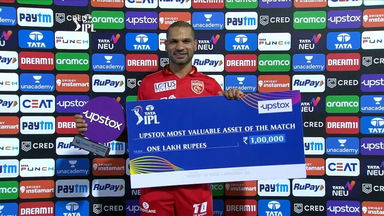 M38: PBKS vs CSK – Upstox most Valuable Asset of the match – Shikhar Dhawan