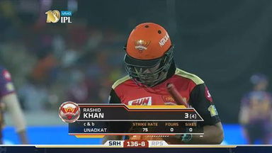 M44: SRH vs RPS – Rashid Khan Wicket