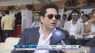 India vs NZ, 2016 - 1st Test Day 1: Sachin Tendulkar Interview