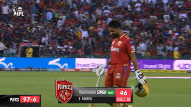 M27: PBKS vs RCB – Prabhsimran Singh  Wicket