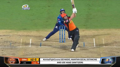 M09: MI vs SRH  – Jonny Bairstow Six