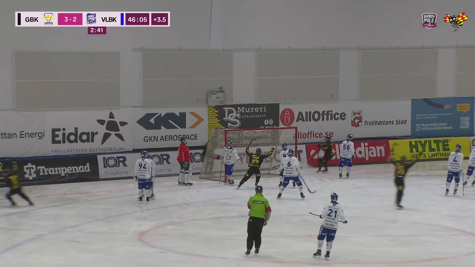 Highlights: Gripen Trollhättan BK - Villa-Lidköping BK