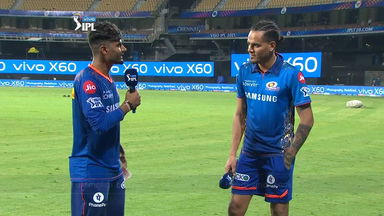 On the mic with Rahul Chahar and Anukul Roy