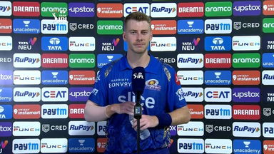 M59: CSK vs MI – Riley Meredith Interview
