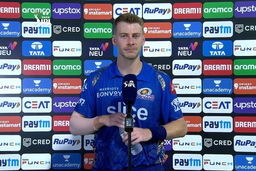 M59: CSK vs MI – Riley Meredith Interview