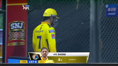 M02: CSK vs DC – MS Dhoni Wicket