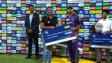 M36: RCB vs KKR – TIAGO.ev Electric Striker of the Match – Nitish Rana