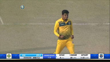 Satyajeet Bachhav's 3/27 against Goa