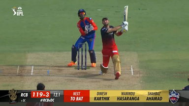 M20: RCB vs DC –  Glenn Maxwell  Six