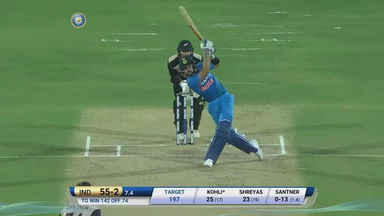 IND vs NZ 2017, 2nd T20I: Virat Kohli Six