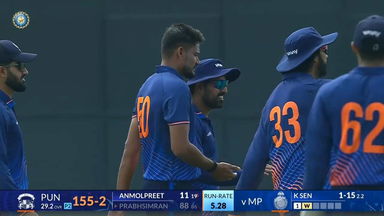Vijay Hazare Trophy 2025-26 QF3, Punjab vs Madhya Pradesh: Match Highlights