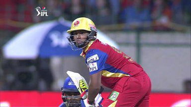 M29: RCB vs RR – Sarfaraz Khan 45*