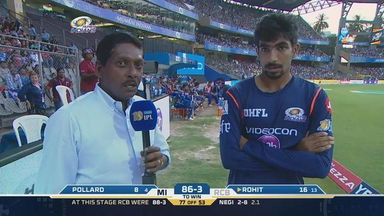 M38: MI vs RCB – Jasprit Bumrah Interview