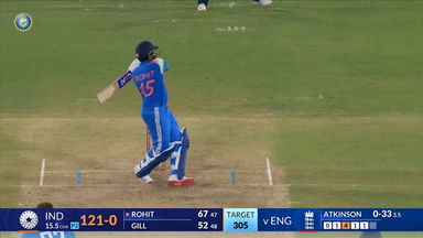 IND vs ENG 2025, 2nd ODI: Rohit Sharma Six
