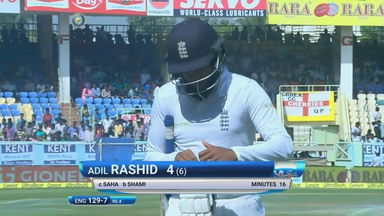 IND vs ENG 2016 - 2nd Test, day 5 : Adil Rashid Wicket