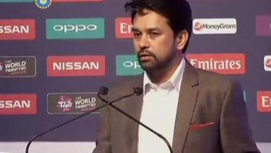 ICC World T20 Launch - Mr.Shashank Manohar & Mr.Anurag Thakur address the media