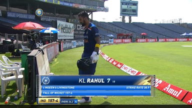 IND vs ENG 2021, 3RD ODI : KL Rahul Wicket