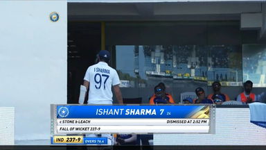 IND vs ENG 2021, 2nd Test, Day 3: Ishant Sharma Wicket