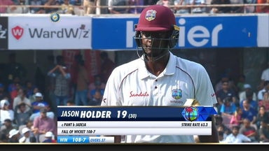 IND vs WI 2018, 2nd Test Day 3: Jason Holder Wicket