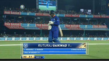 IND vs SA 2022, 2ND T20I: Ruturaj  Gaikwad Wicket
