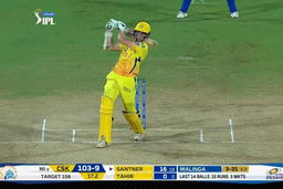 M44: CSK vs MI – Mitchell Santner Six