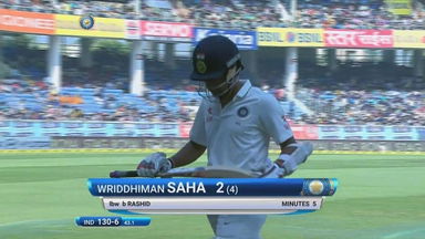 IND vs ENG 2016 - 2nd Test, day 4 : W Saha Wicket