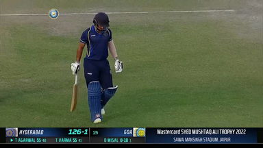 Syed Mushtaq Ali Trophy 2022: Tanmay Agarwal’s captain’s knock of 55(41)