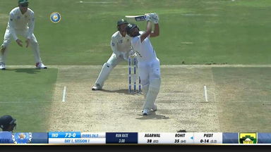 IND vs SA 2019, 1st Test, Day 1: Rohit Sharma Six