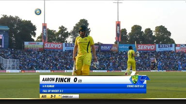 IND vs AUS 2019, 4th ODI: Aaron Finch Wicket