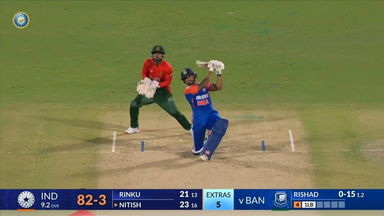 IND vs BAN 2024, 2nd T20I: Nitish Reddy Six