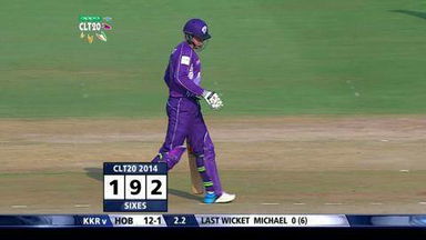 M21: KKR vs HOB –  Ben Dunk Six