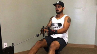 India’s tour of West Indies, 2016: M Vijay’s gym session