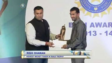 BCCI Awards 2013-14: Rishi Dhawan, Madhavrao Scindia Award