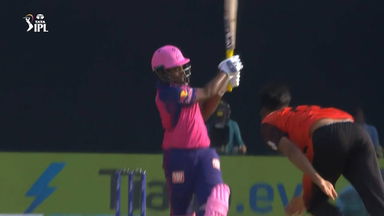 M04: SRH vs RR –  Sanju Samson  Six