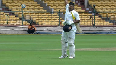 Sarfaraz Khan stars with a magnificent 134 in the Ranji Trophy Final