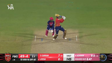M65: RR vs PBKS – Jitesh Sharma Six