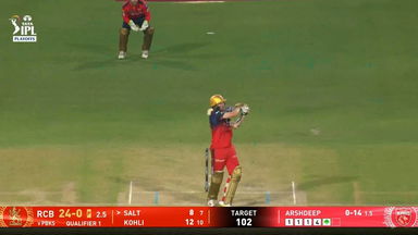IPL 2025 Q1: PBKS vs RCB - Phil Salt Six