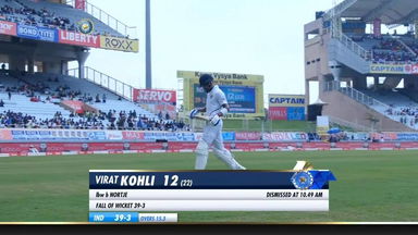 IND vs SA 2019, 3rd Test, Day 1: Virat Kohli Wicket