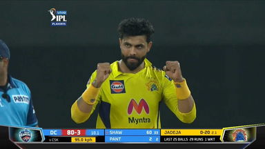 Q1: DC vs CSK  – Fall of Wickets