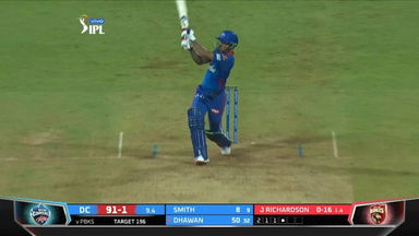 M11: DC vs PBKS   – Shikhar Dhawan Six