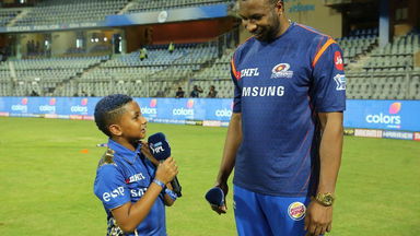 From Sr. & Jr. Pollard, “Mommy, this win is your b’day gift”