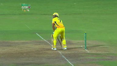 M15: PER vs CSK –  MS Dhoni Six