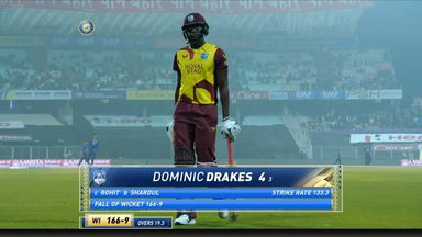 IND vs WI 2022, 3RD T20I: Dominic Drakes Wicket