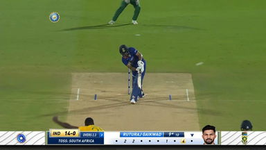 IND vs SA 2022, 3RD T20I: Ruturaj  Gaikwad Six