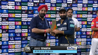 M37: PBKS vs GT – RuPay On-The-Go 4s of the Match – Rahul Tewatia